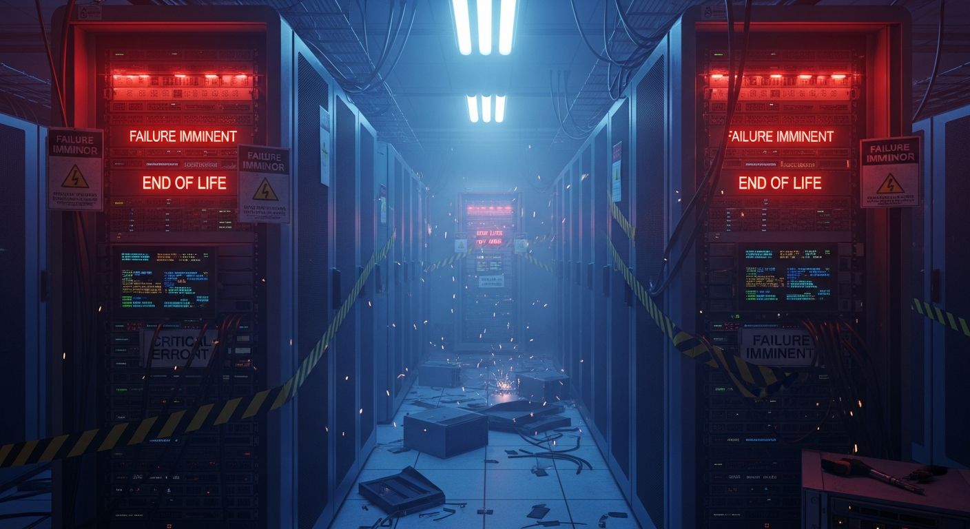 Windows Server 2012 end of life security warning
